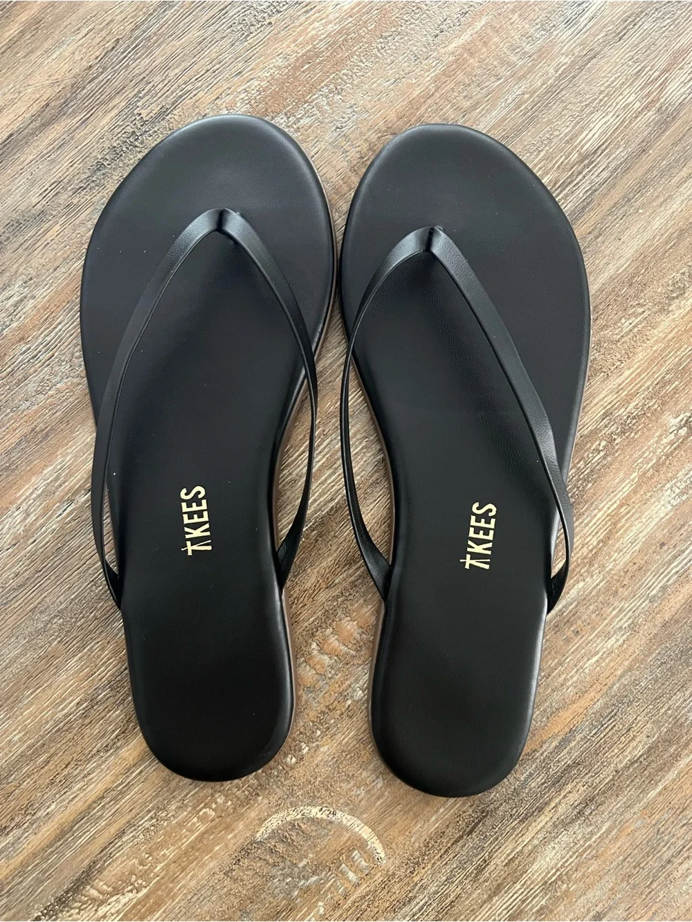 Tkees black sandals - 7 - Picture 1 of 4